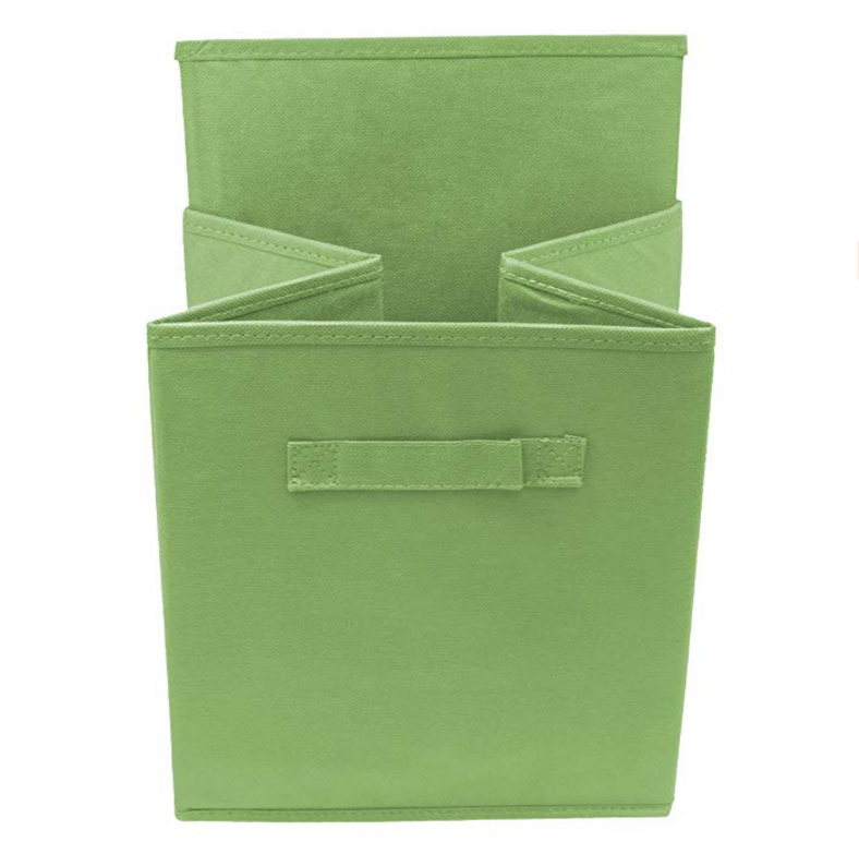 Fabric Cube Storage Bin Foldable Closet Organizer for Toys Square Shape for Bathroom Cubicle Systems & Organizers