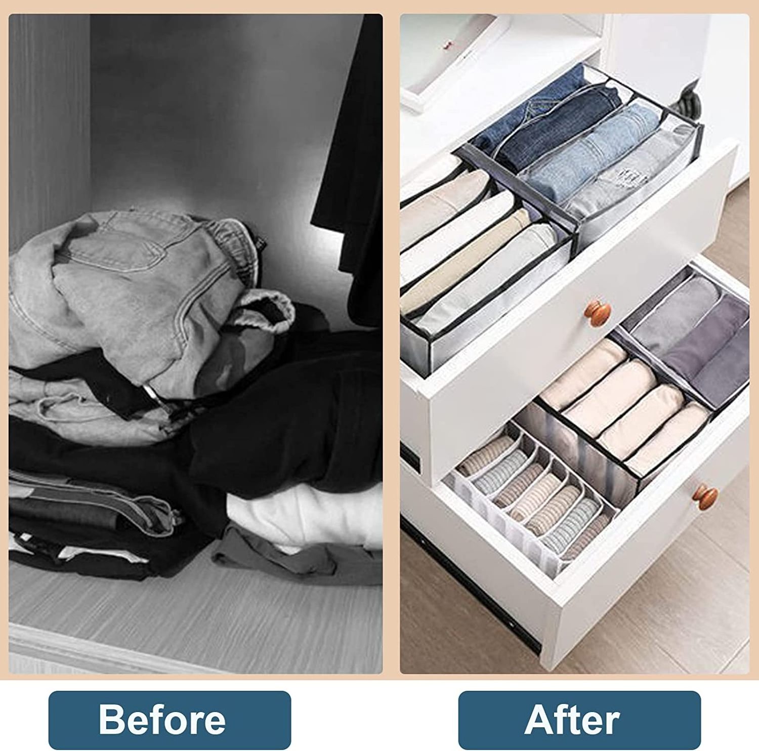 Hot Sale Houseware Home Storage & Organization Household Items Mesh Wardrobe Clothes Organizer Pants Closet Organizer