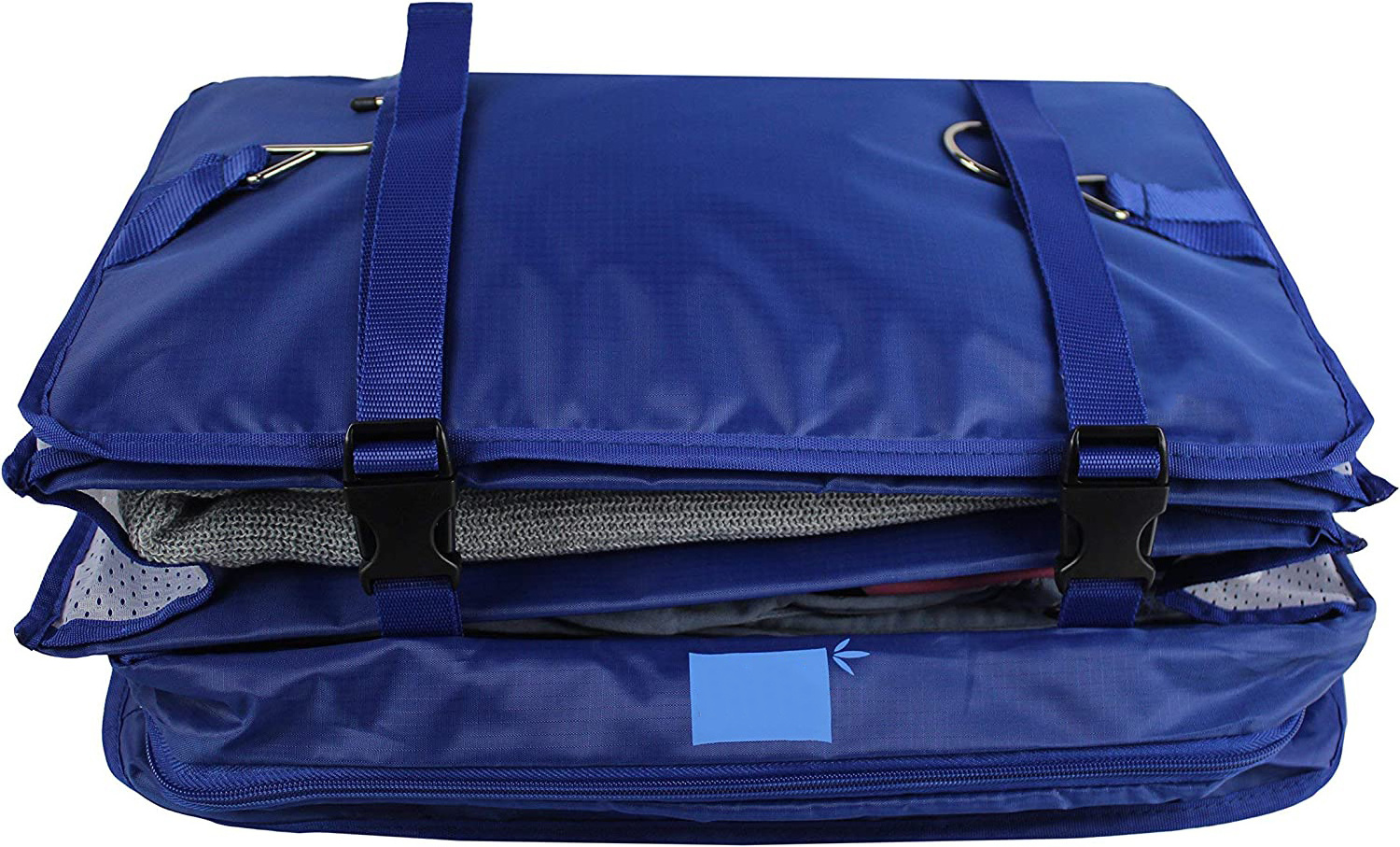 Travel Luggage Organizer and Storage Bag With Hanging Shelves and Laundry Storage Box for Suitcase