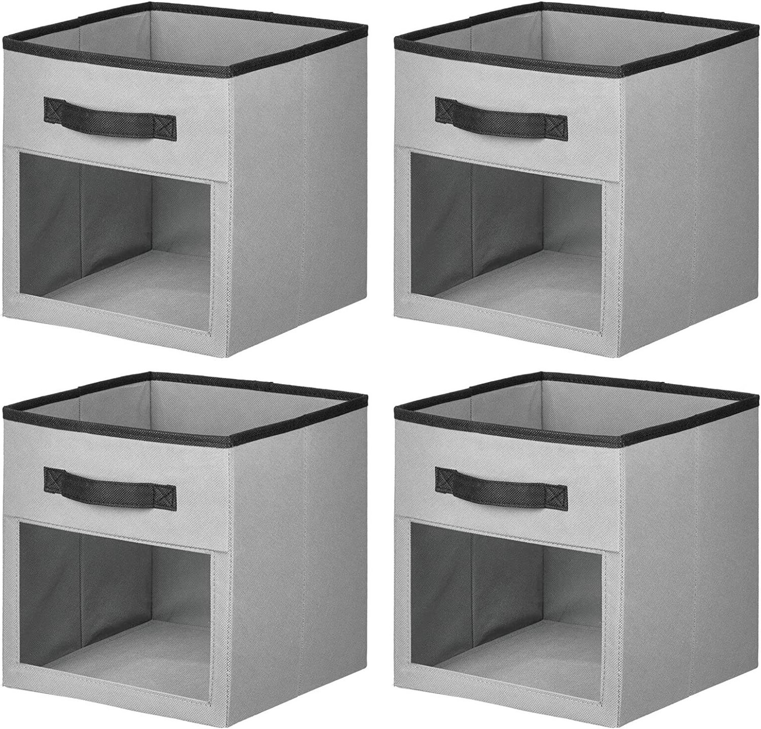 New Design Cute Foldable Storage Bins & Boxes for Toys & Clothing Visible Organizer for Home Household Storage