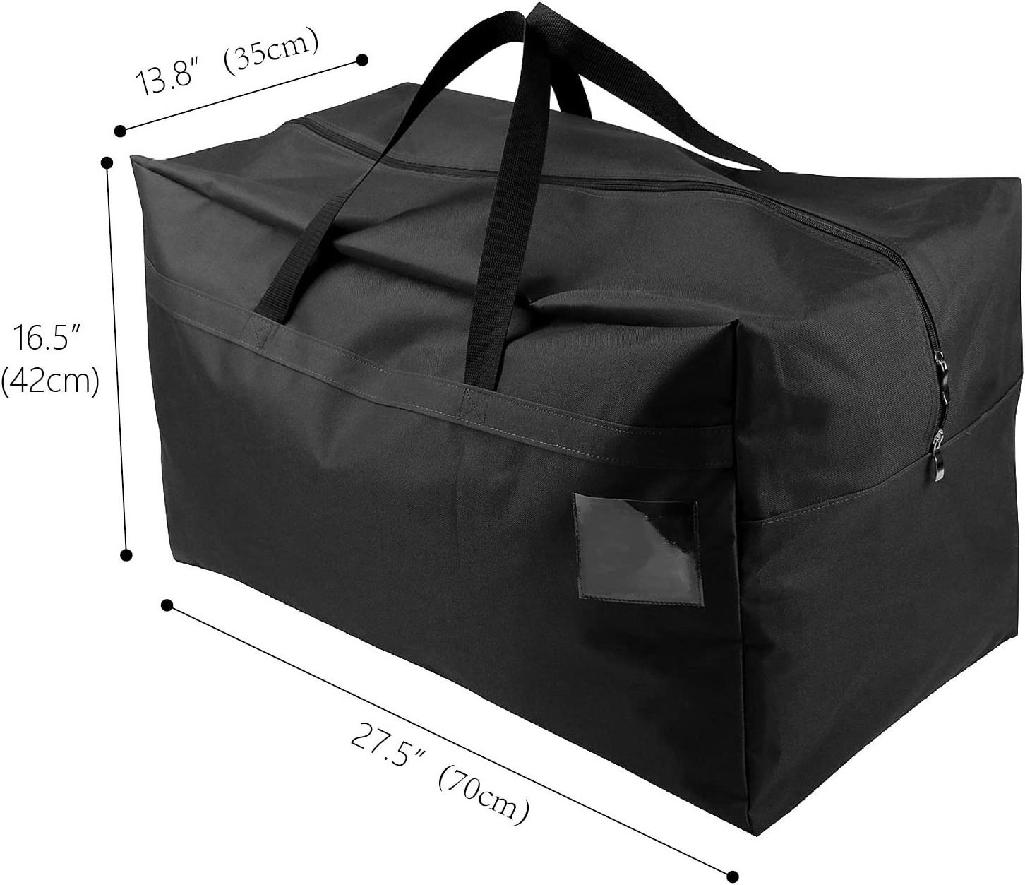 Moving Bags Extra Large Storage Totes Straps Strong Handles & Zippers