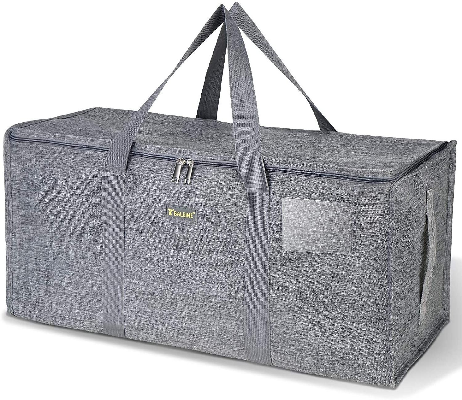 Fabric Moving Bags Custom Foldable Heavy Duty Moving Totes Durable Oxford Storage Bags PVC Polyester Double Clothing Organizer