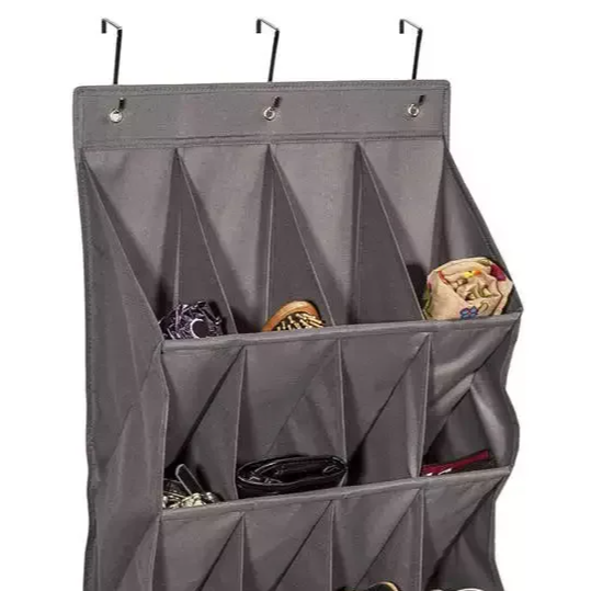 Customizable Aluminum Door Storage Organizer Clothing Cleaning Supplies Tableware Shoes Hanging Closet Shoes Sundries