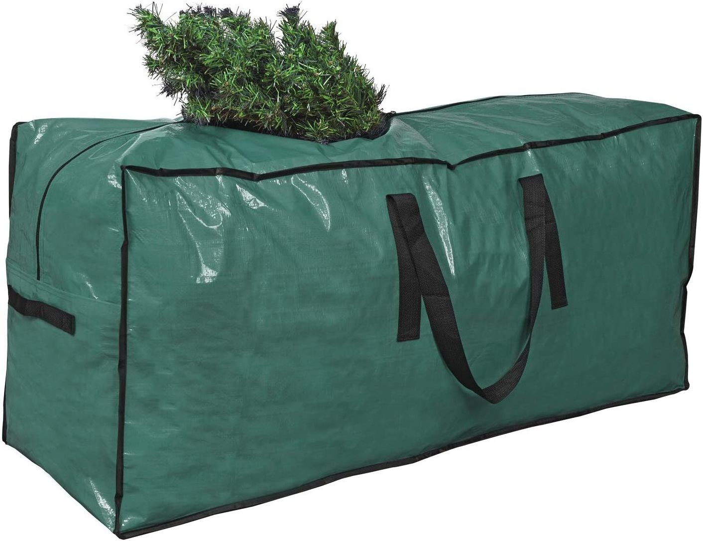 High-Capacity Multifunction Plastic Christmas Tree Storage Bag for Living Room and Garage Use