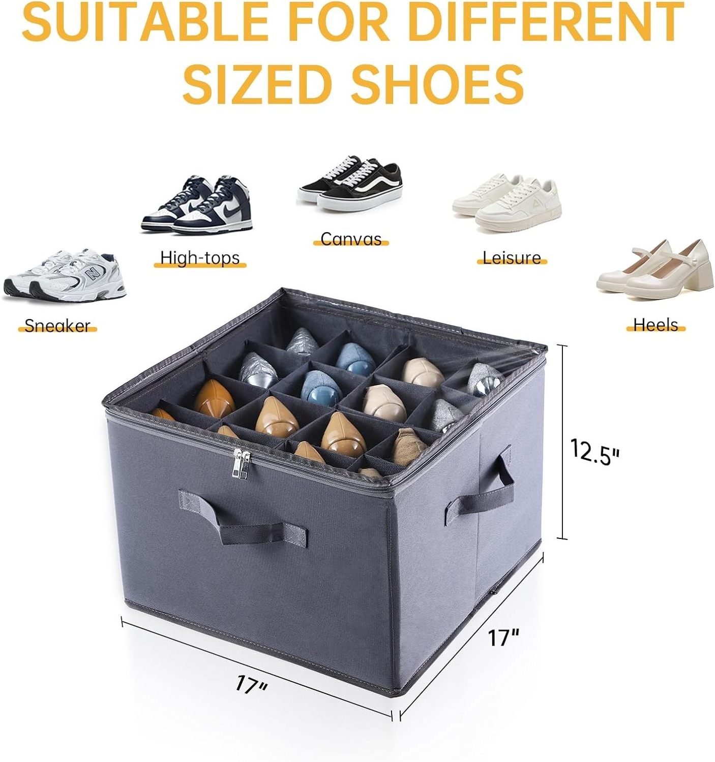 New Design Collapsible Storage Box for Shoes for Efficient Organization and Saving Space