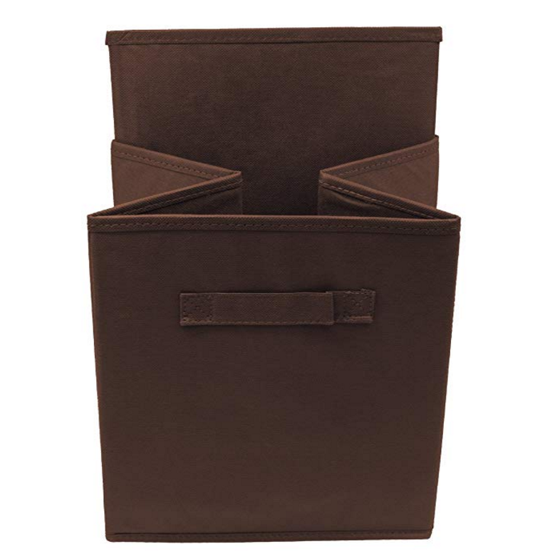 Foldable Cube Storage Bin Living Room Standing Closet Organizer Square Shape Fabric Material Toys Easy Standing Closet Systems