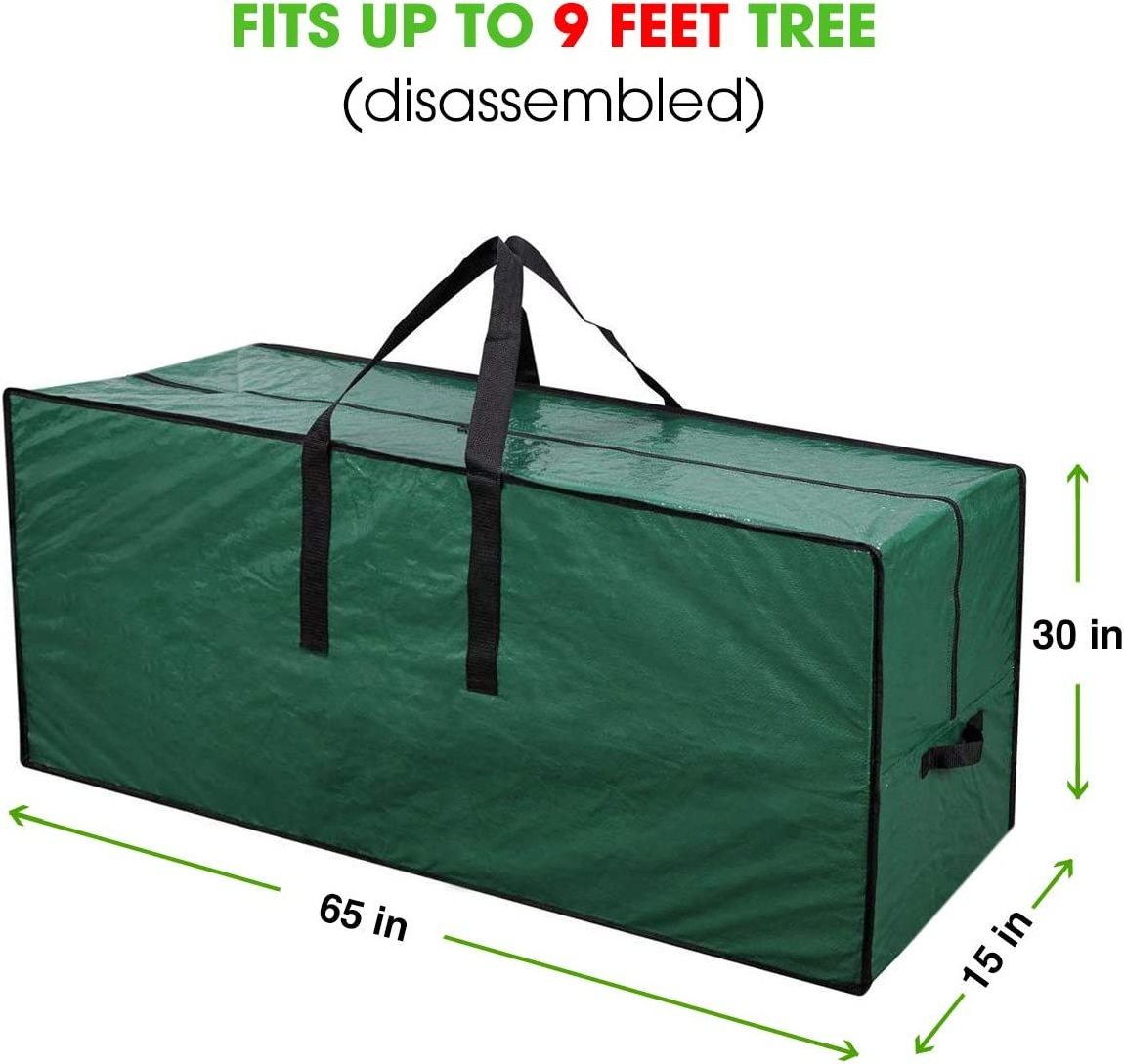 High-Capacity Multifunction Plastic Christmas Tree Storage Bag for Living Room and Garage Use