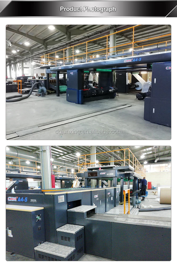 CHM A4 copy paper 4 pockets high speed Auto sheeting & wrapping & box carton & stacking machine a4 paper making machine