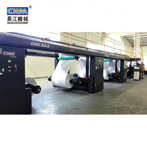 CHM A4 copy paper 4 pockets high speed Auto sheeting & wrapping & box carton & stacking machine a4 paper making machine