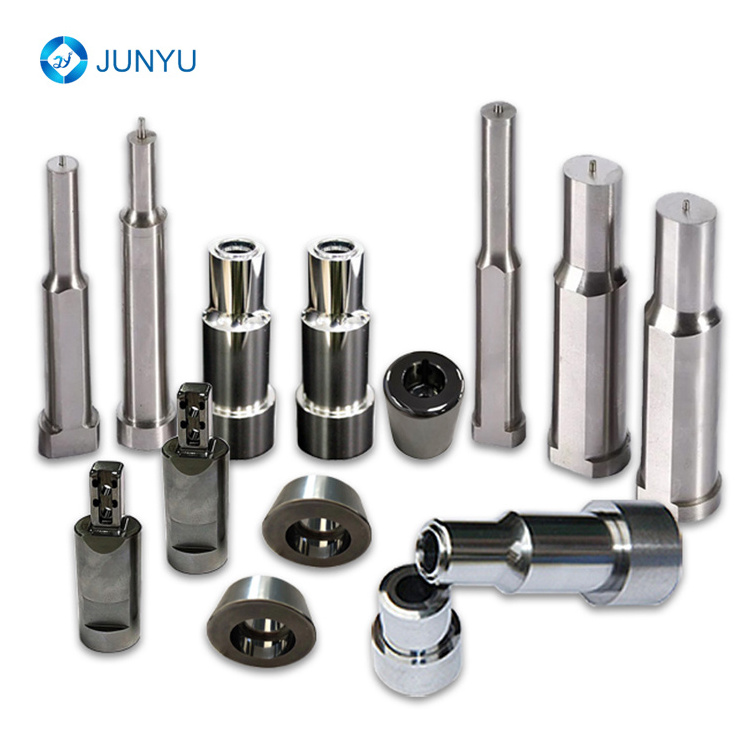 precision non-standard punch and die deep draw hole steel forming hex profile square hole tungsten carbide cold metal punch die