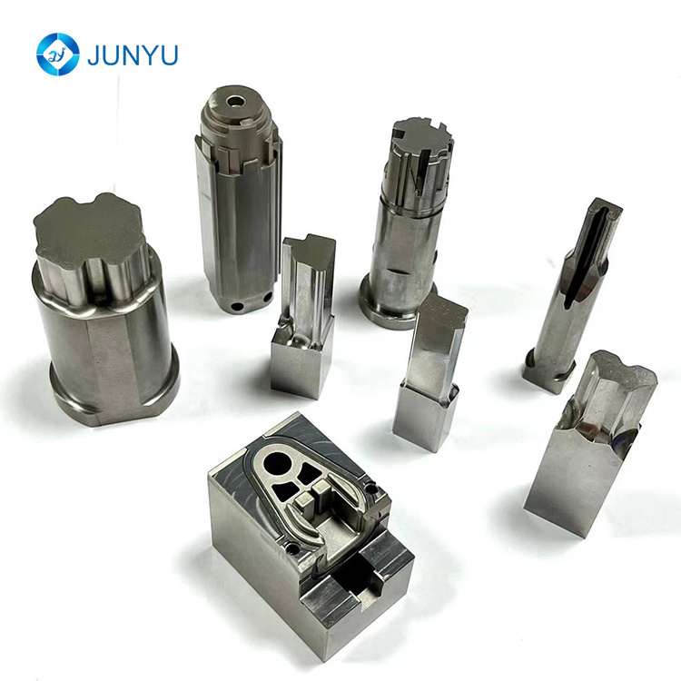 precision non-standard punch and die deep draw hole steel forming hex profile square hole tungsten carbide cold metal punch die