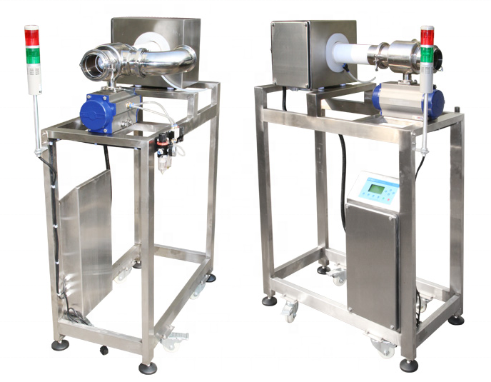 Online Cheap Pipeline Liquid Metal Detector Machine for Sauce Paste Products JZD-P166