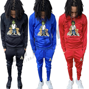 High Quality 2023 New Design spring sports jogging men two piece urban men tracksuits sweatsuits men hoodie tracksuits