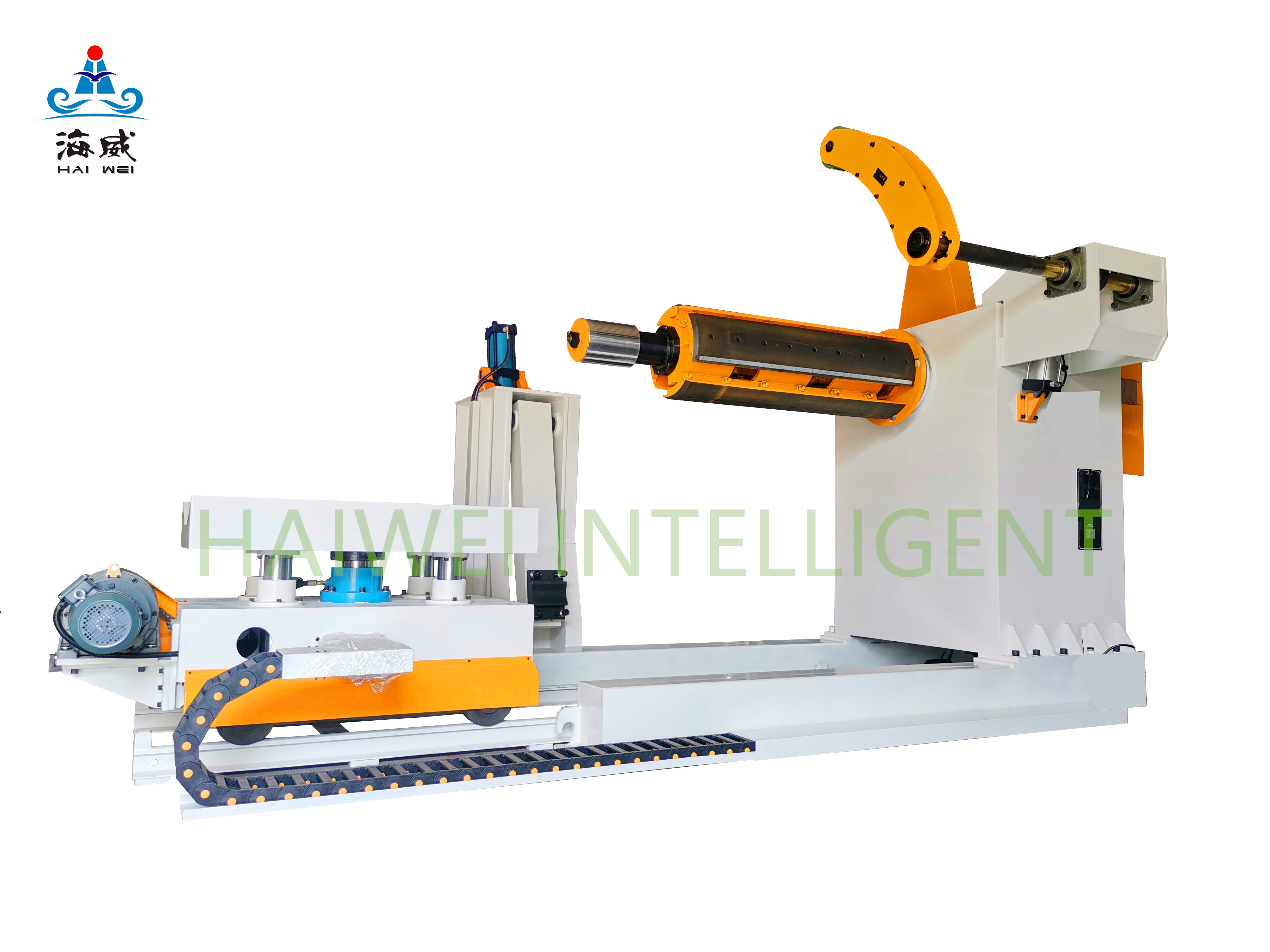 Factory for sale manual or hydraulic heavy uncoiler material decoiler machine 20 Ton variable frequency speed regulation