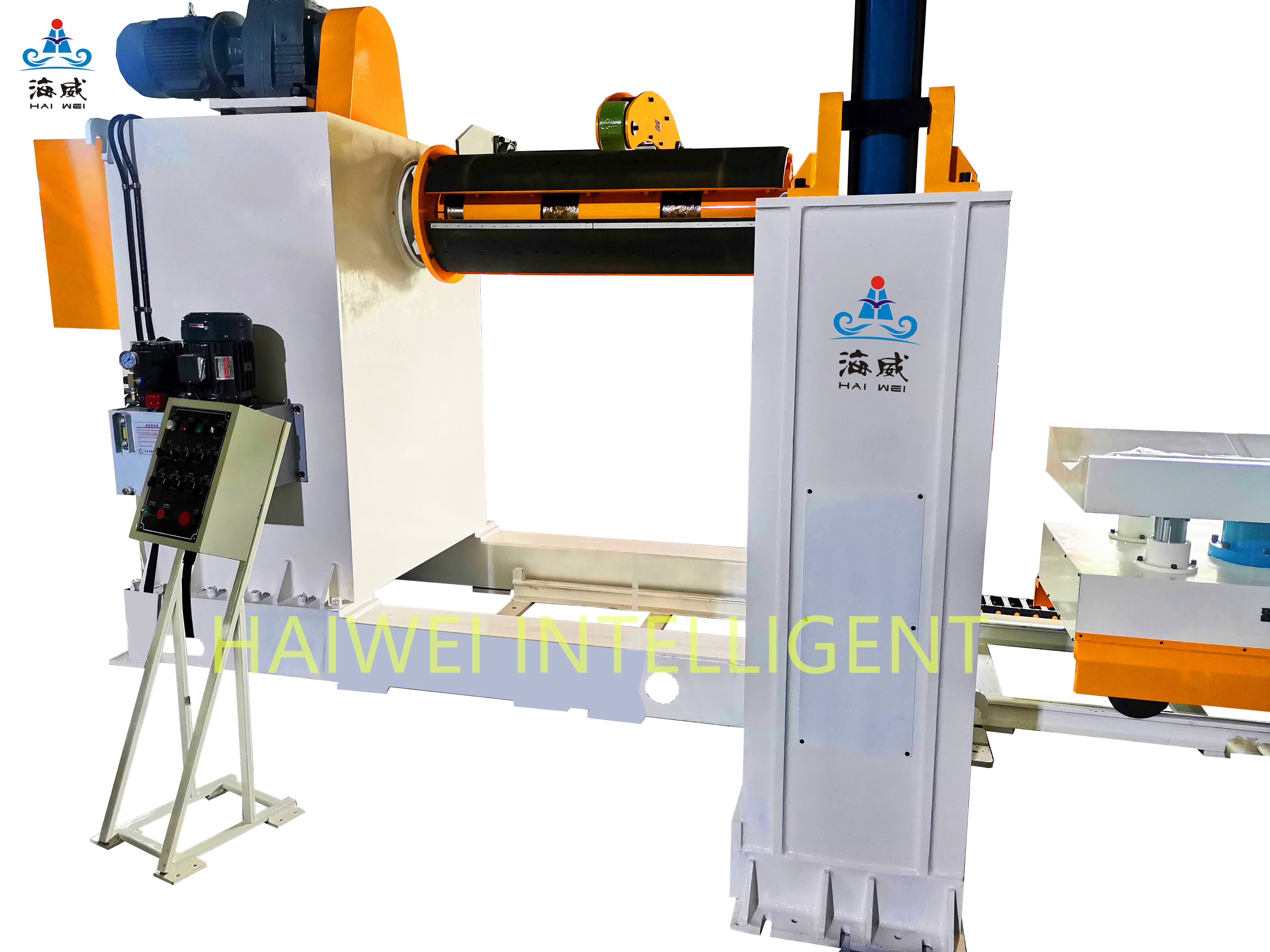 Factory for sale manual or hydraulic heavy uncoiler material decoiler machine 20 Ton variable frequency speed regulation