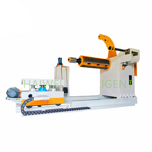 Factory for sale manual or hydraulic heavy uncoiler material decoiler machine 20 Ton variable frequency speed regulation