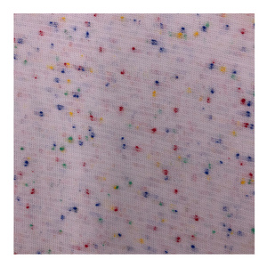 Colorful dotted 100%Combed Cotton Color Neps Jersey Fabric