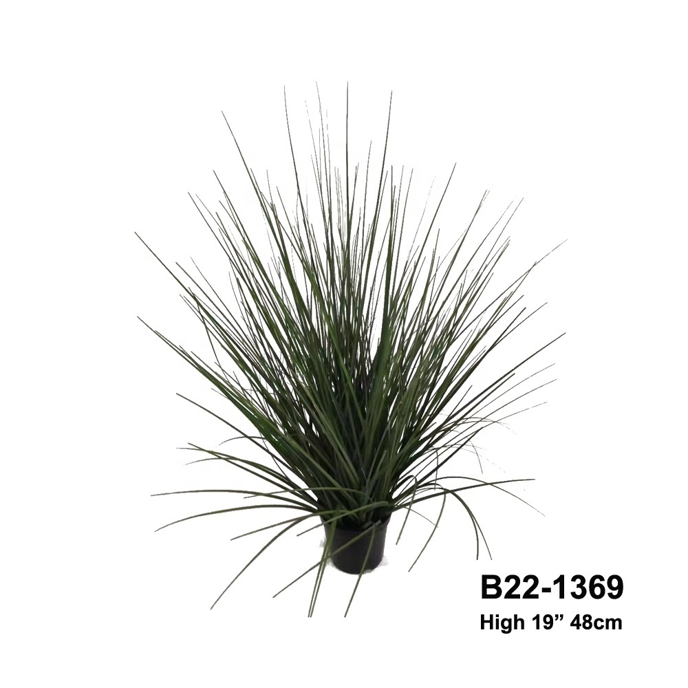 Artificial Plant Onion pampas grass Foxtail Tall Marsh plantas artificiales pots landscape wall plastic greenery  leaf in Pot