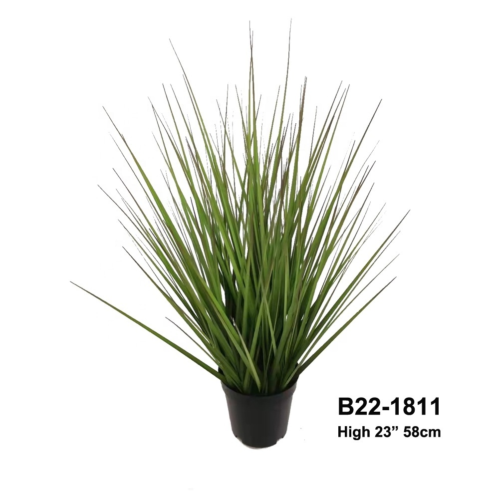 Artificial Plant Onion Tall Willow Dracaena Wheat Grass Rain tree Plastic Verdure Spray in pot For Home Decoration Outdoor