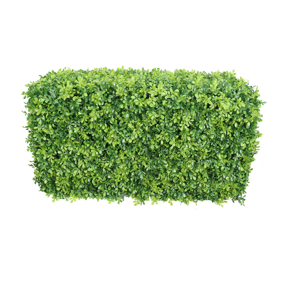 Factory Price Artificial Plant Boxwood Hedge Milan Grass Topiary Faux Greenery Wall Panel Hight quality for Home Garden Decor