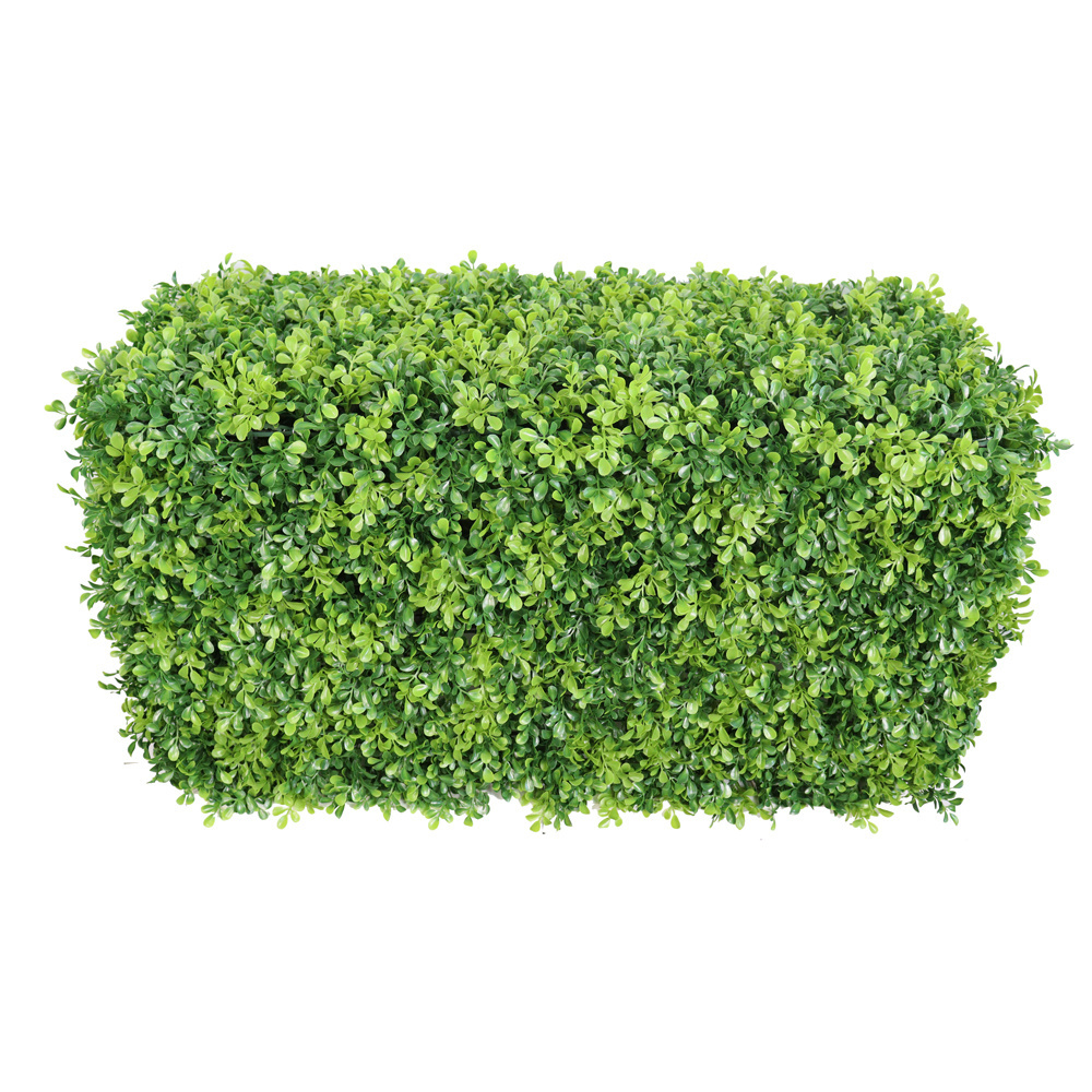 Factory Price Artificial Plant Boxwood Hedge Milan Grass Topiary Faux Greenery Wall Panel Hight quality for Home Garden Decor