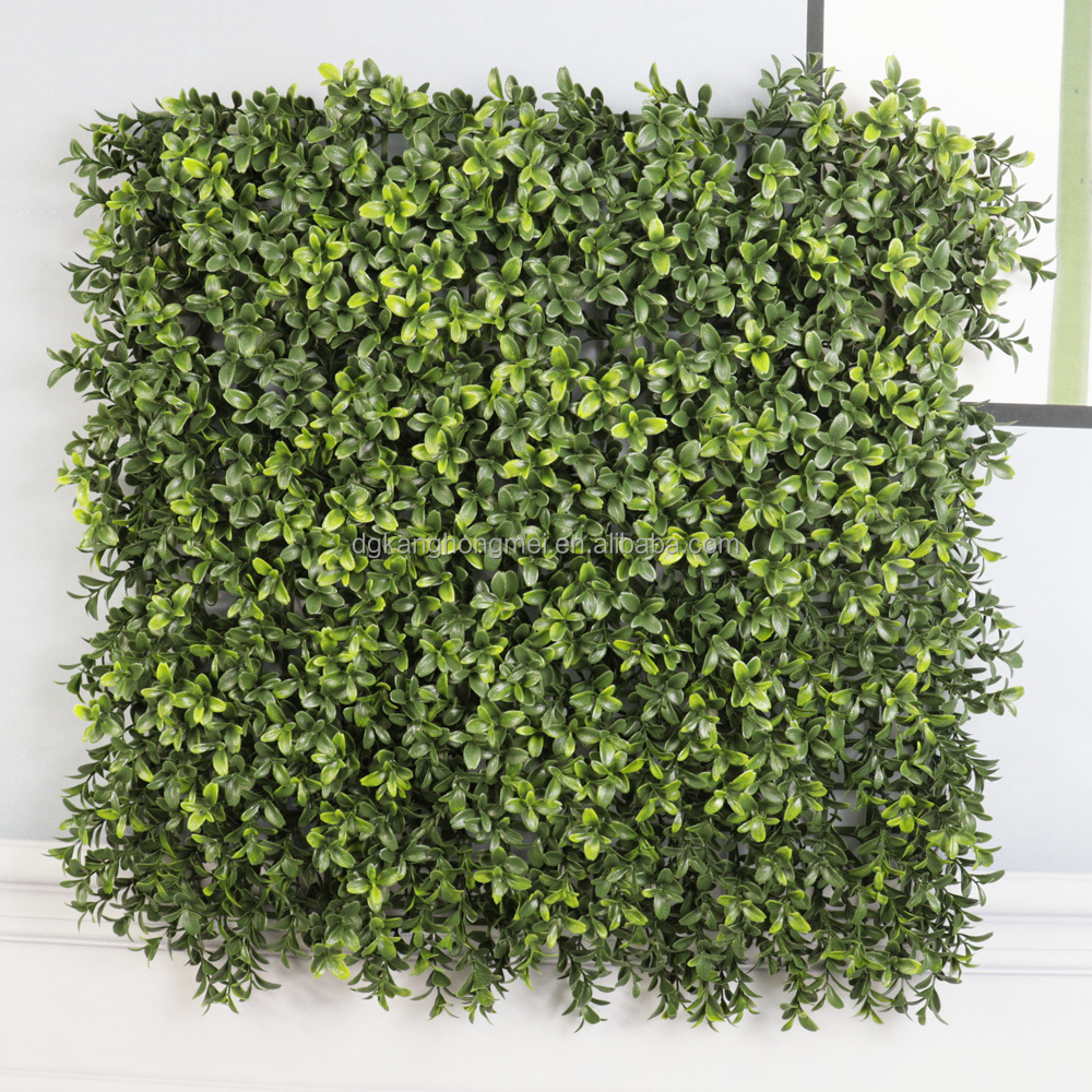 Artificial Plant Lawn Plastic Hanging  Grass for Wall Decoration Boxwood Panels