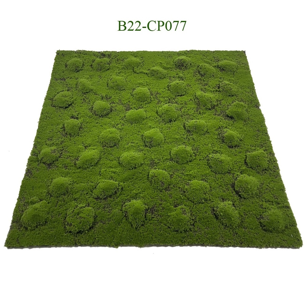 Wholesale High Quality Diy Mini Moss Sheet Bunch Animals  Stones Grass Wall Panels Fire Retardent Ball For Decoration