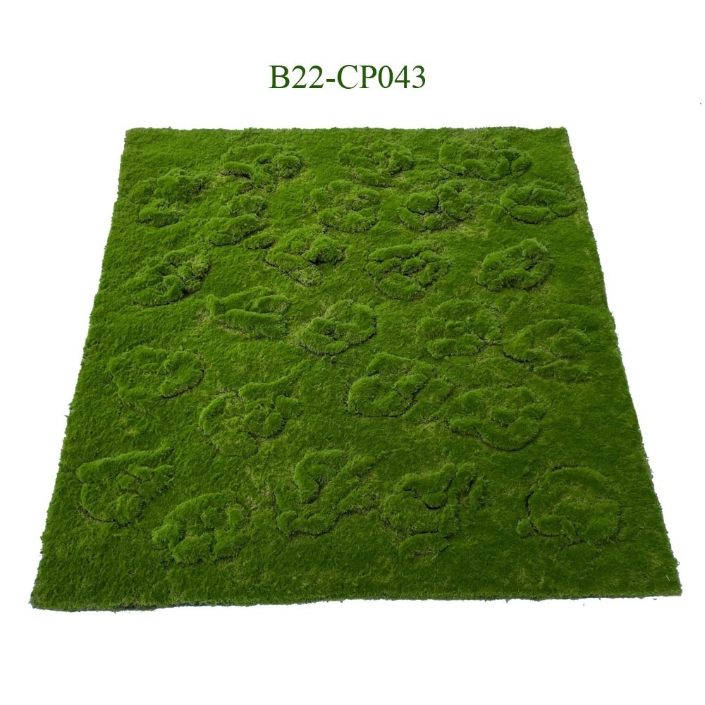 Wholesale High Quality Diy Mini Moss Sheet Bunch Animals  Stones Grass Wall Panels Fire Retardent Ball For Decoration