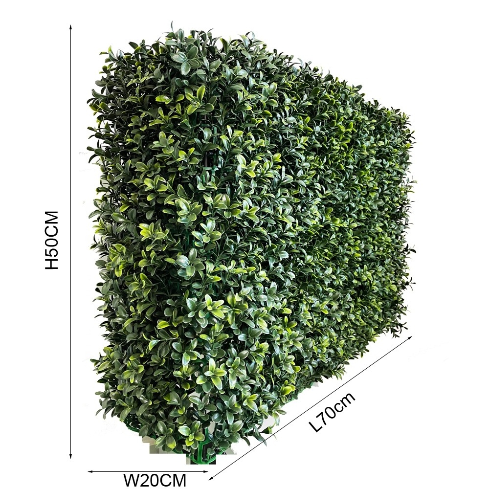 Artificial Plant Large Rectangle Boxwood Wall Hedge Topiary Tree Outdoor Indoor UV resistant for Home Garden Decoration