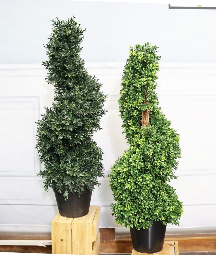 Artificial Plant Boxwood bonsai grass wall plantas artificiales pots landscape wall plastic greenery hedge preserved panel leaf