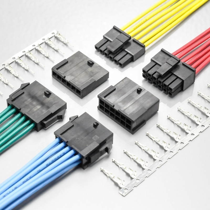 KR3000 molex Micro Fit microfit molded 3.0 3mm Pitch 2 3 4 6 7 8 Pin 5pin PCB SMT DIP Wafer Female Male Wire to Board Connector