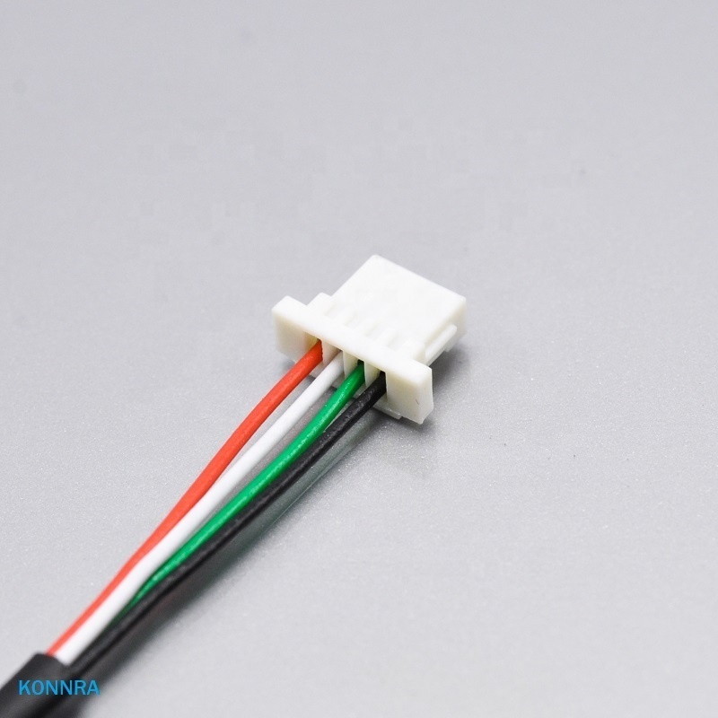 Customized Molex EZmate to Molex EZmate JST SH Cables 1.2mm Pitch 4 Pin Housing Male Female Battery Wiring Harness for Keyboard