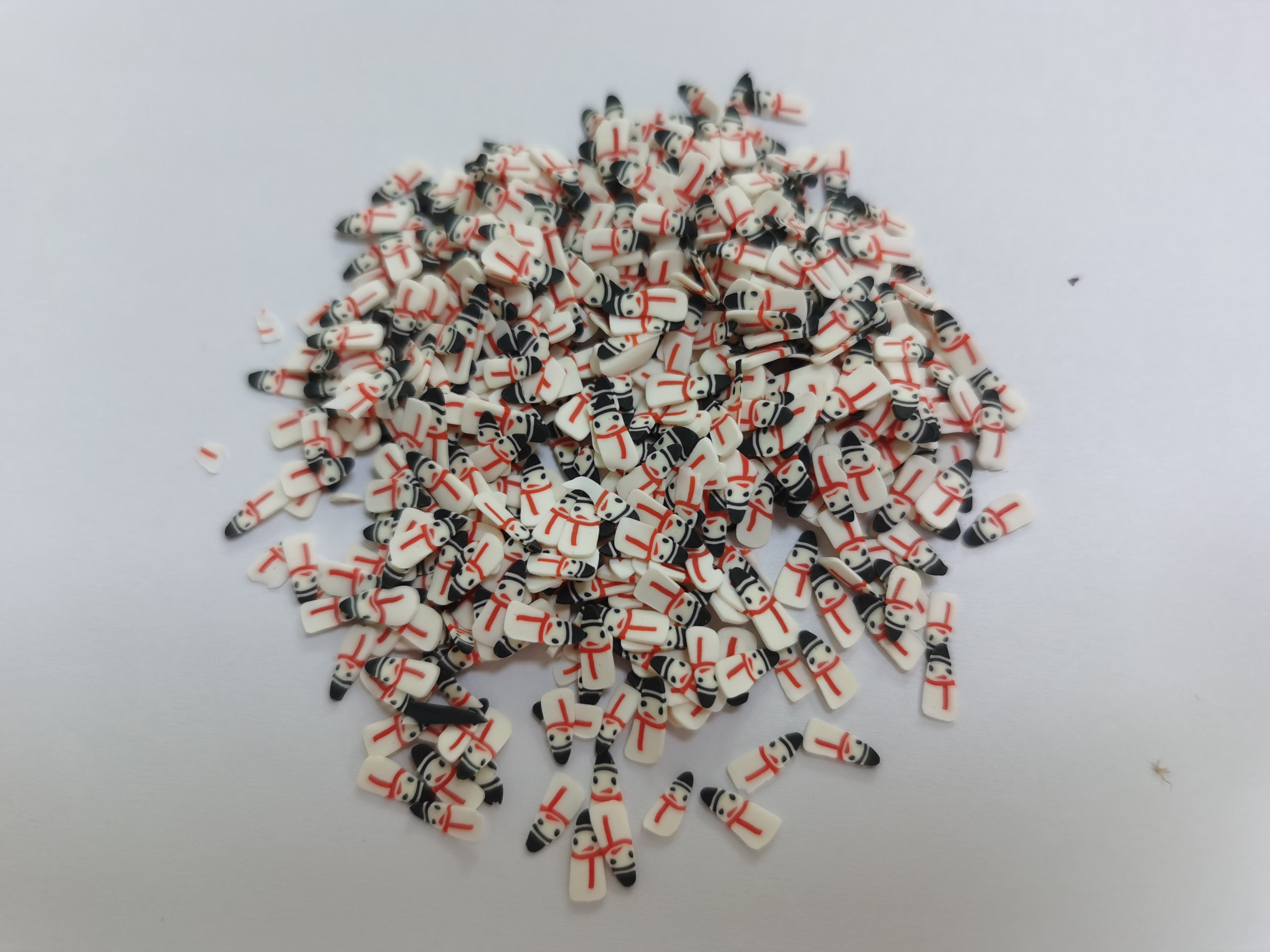 Christmas Decoration DIY fake sprinkles Soft Slices Candy mix polymer clay craft