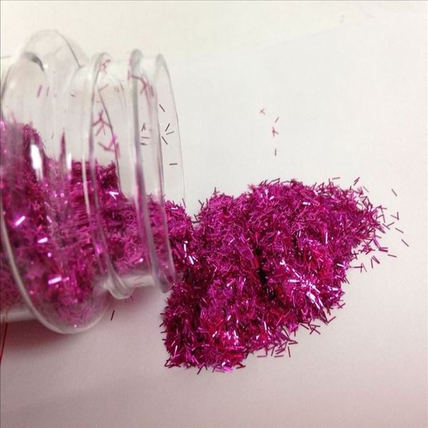 High quality Burgundy tinsel strip shimmer nail glitter sparkling chunky glitters