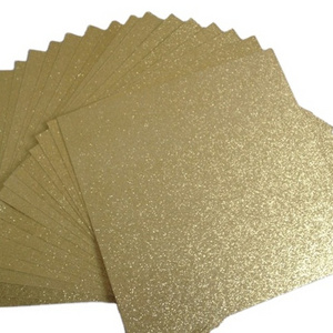 High Quality Of Invitation Card Making gold Glitter Cardstock Paper Craft Paper