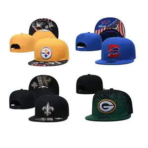 High quality 3D embroidery hats American football NFL snapback caps for 32 teams