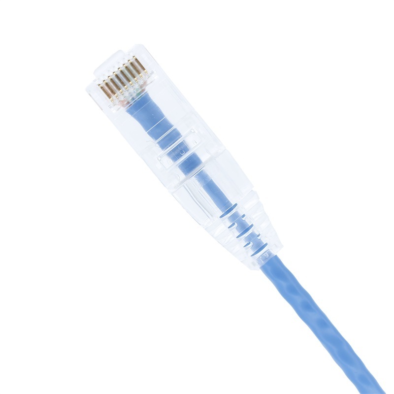 cable rj45 siemon 3m cat6 module cat6a 28awg patch cord 3 meters making machine rj45 ethernet lan cable slim blue