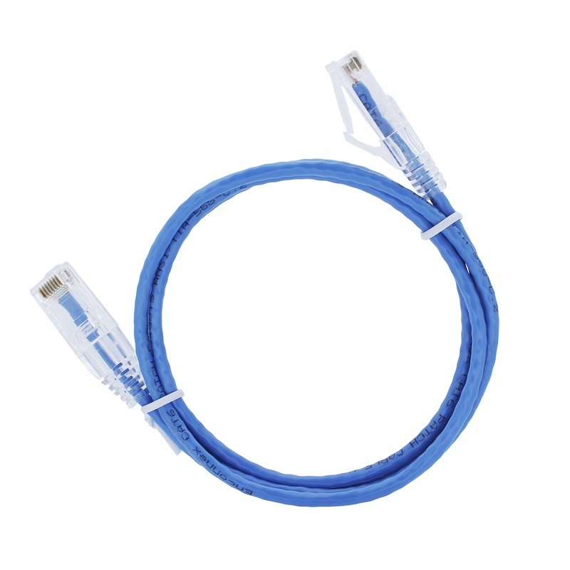 cable rj45 siemon 3m cat6 module cat6a 28awg patch cord 3 meters making machine rj45 ethernet lan cable slim blue