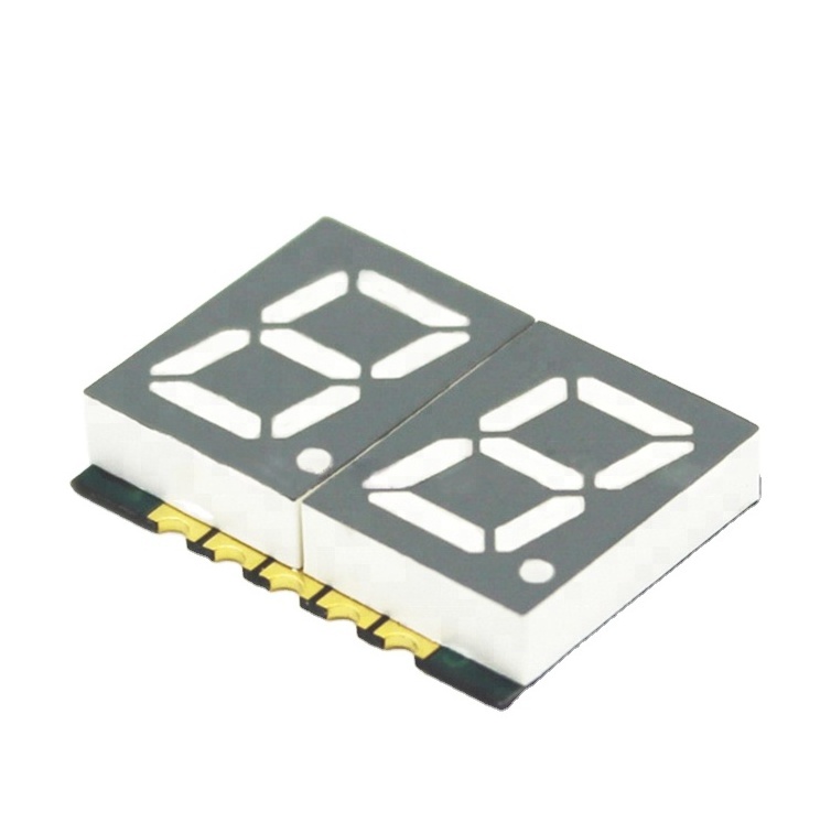 white dual digit 0.39 inch 7 segment smd led display 0.39