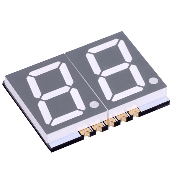 white dual digit 0.39 inch 7 segment smd led display 0.39