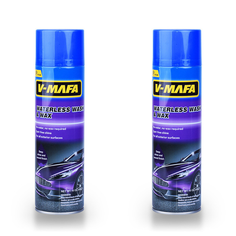 Aerosol Atuo Care Eco-friendly For Automatic Car Nano Wax High Concentrate Waterless Wash Wax Polish