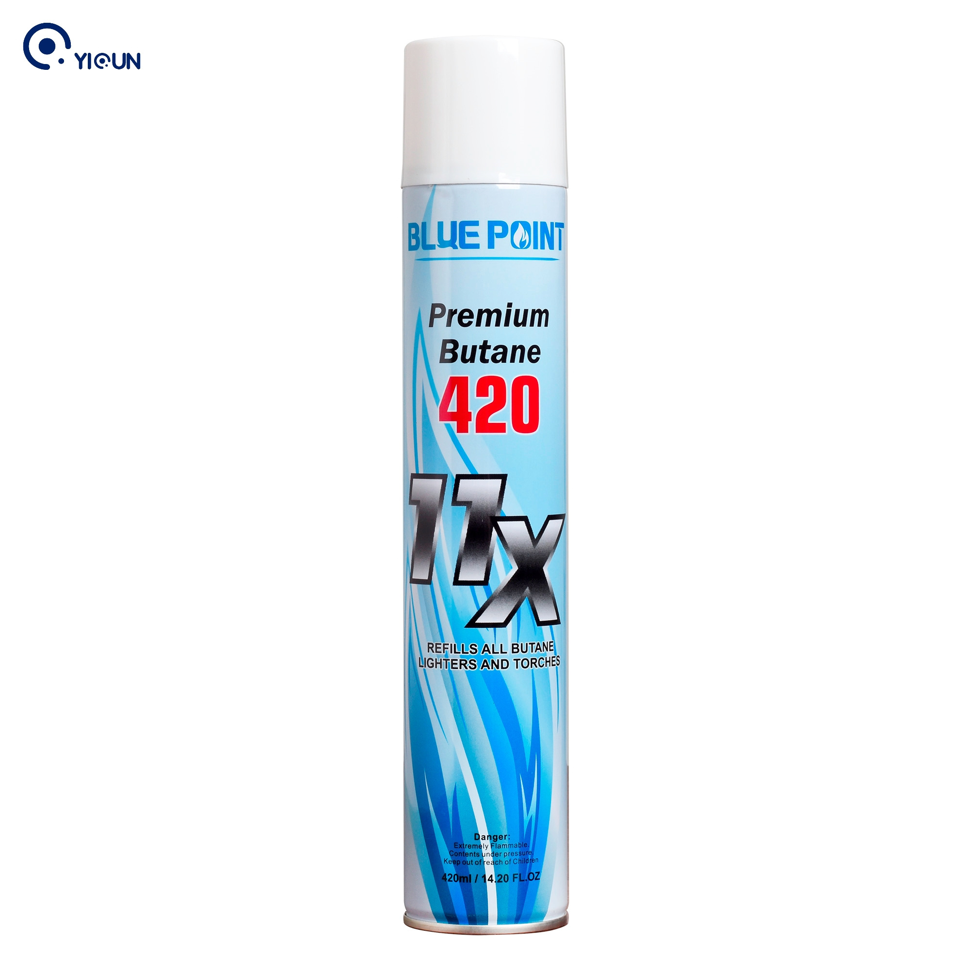 Best Sale Butane Fuel 420ml Cheap valve aerosol product supplier butane gas Lighter Refill