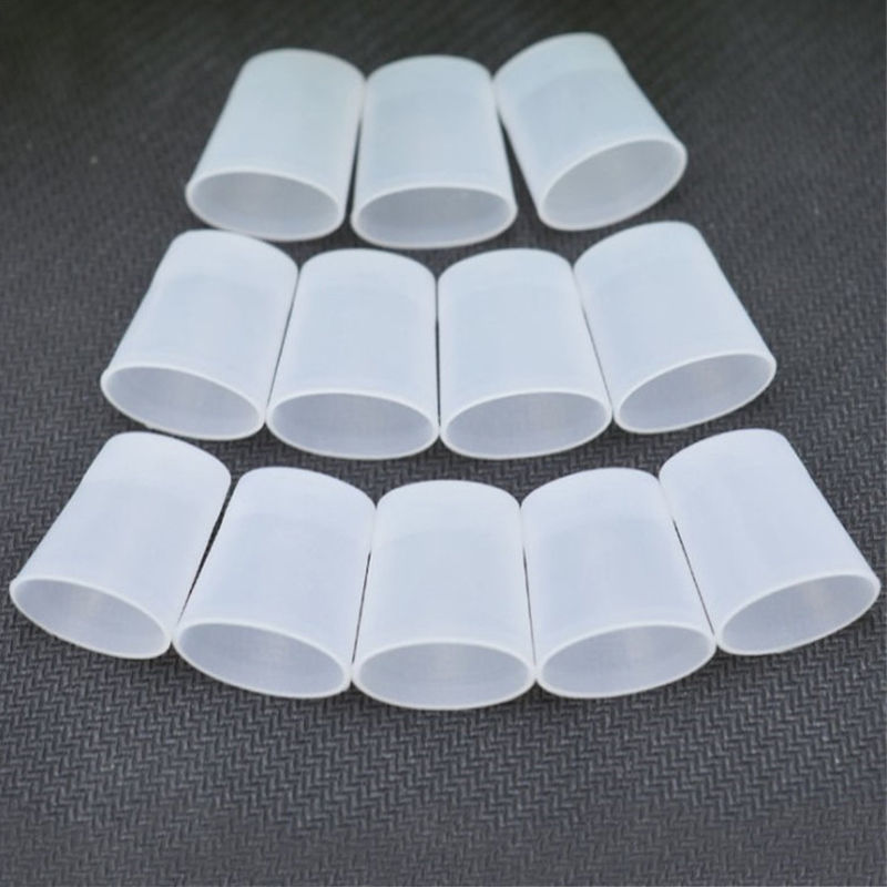 Reusable Mouth Filter Round Flat Protective Case Rubber Cover Disposable Silicone Drip Tip 510 810