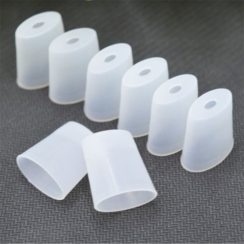 Reusable Mouth Filter Round Flat Protective Case Rubber Cover Disposable Silicone Drip Tip 510 810