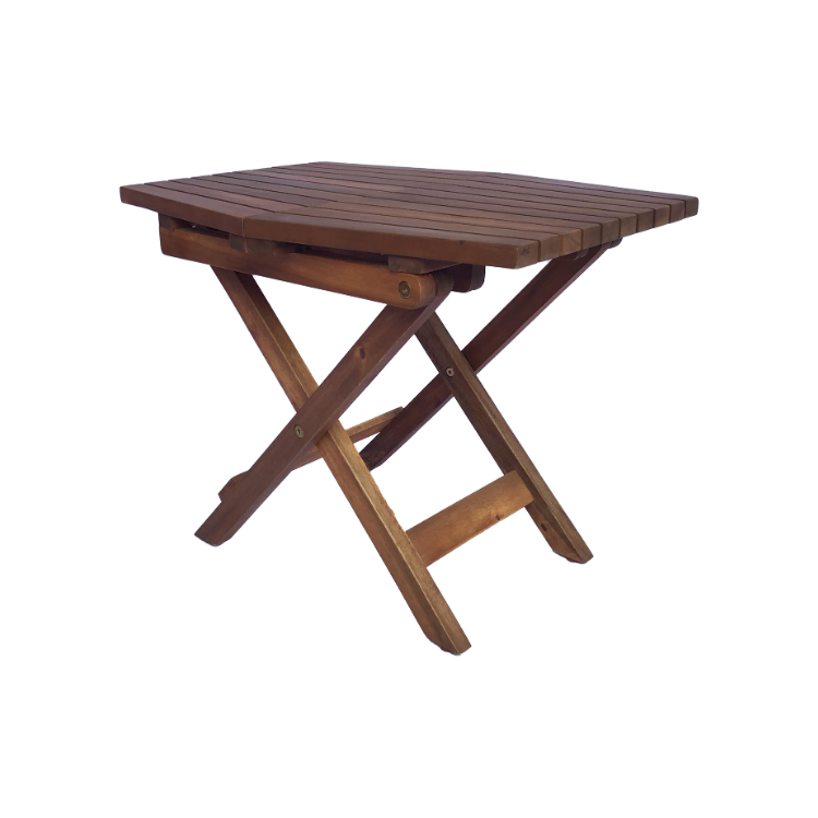 Tamarack Table Patio Furniture Factory Price Round And Square Wooden Portable Table Camping Foldable Table From Vietnam Factory