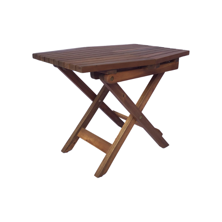 Tamarack Table Patio Furniture Factory Price Round And Square Wooden Portable Table Camping Foldable Table From Vietnam Factory