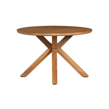 dining table round Round Table Good Quality Making From Acacia Wood Making Modern Outdoor Furniture Made In Vietnam Manufacturer