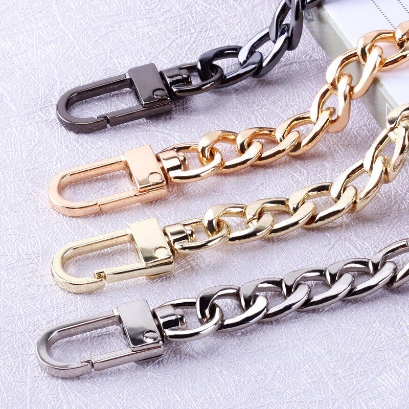 Long Metal Chain Strap Handle Crossbody Replacement For Handbag Bag Chain Strap Shoulder Bag 4 Color 120cm