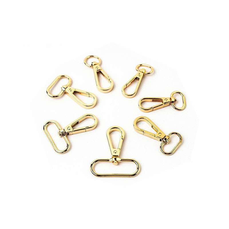 Customized Snap Hook For Bag Hardware Dog Hook Safety Metal Swivel Hooks For Handbag