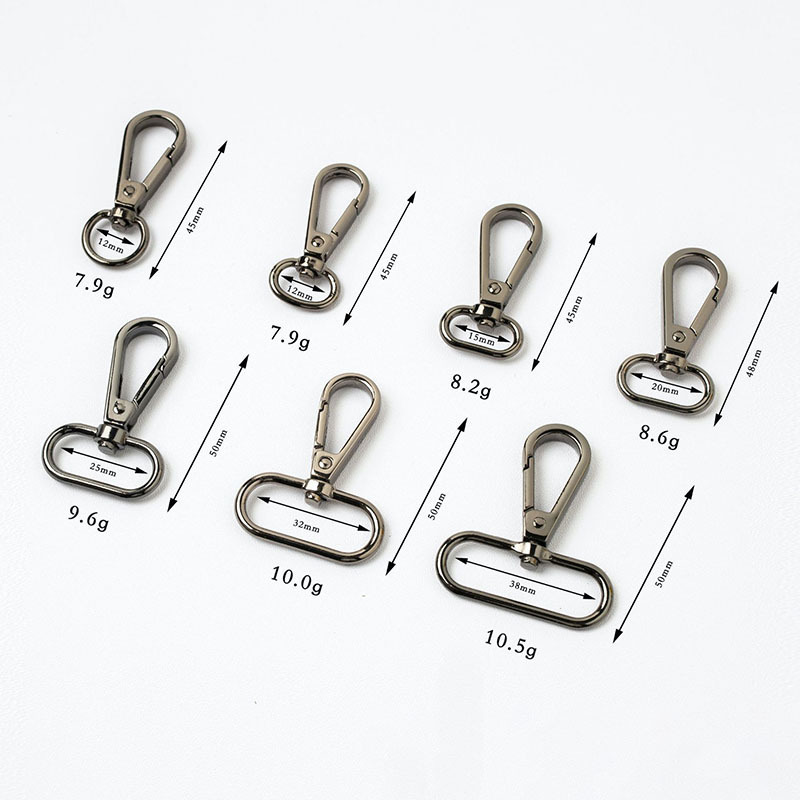 Customized Snap Hook For Bag Hardware Dog Hook Safety Metal Swivel Hooks For Handbag